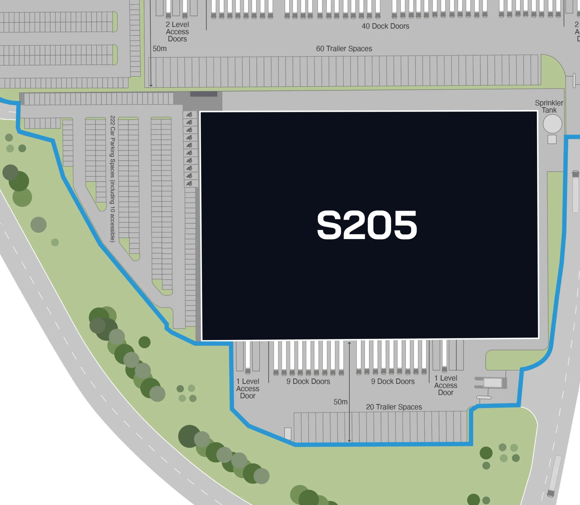 Masterplan for S205