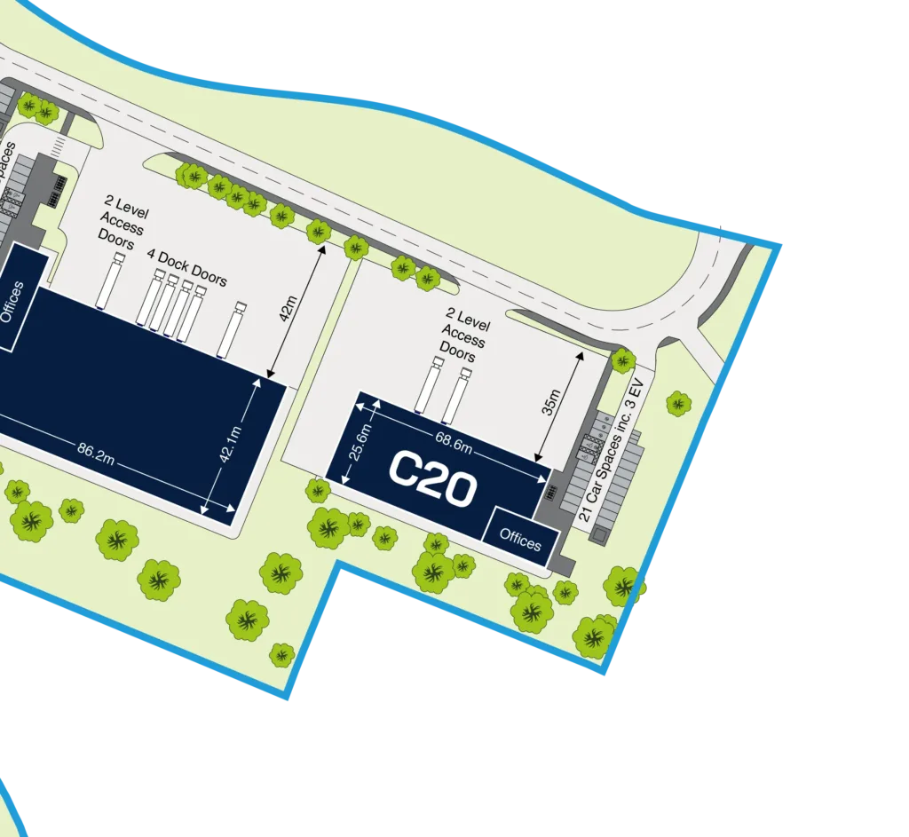 Masterplan for Unit 20 – Build-to-Suit