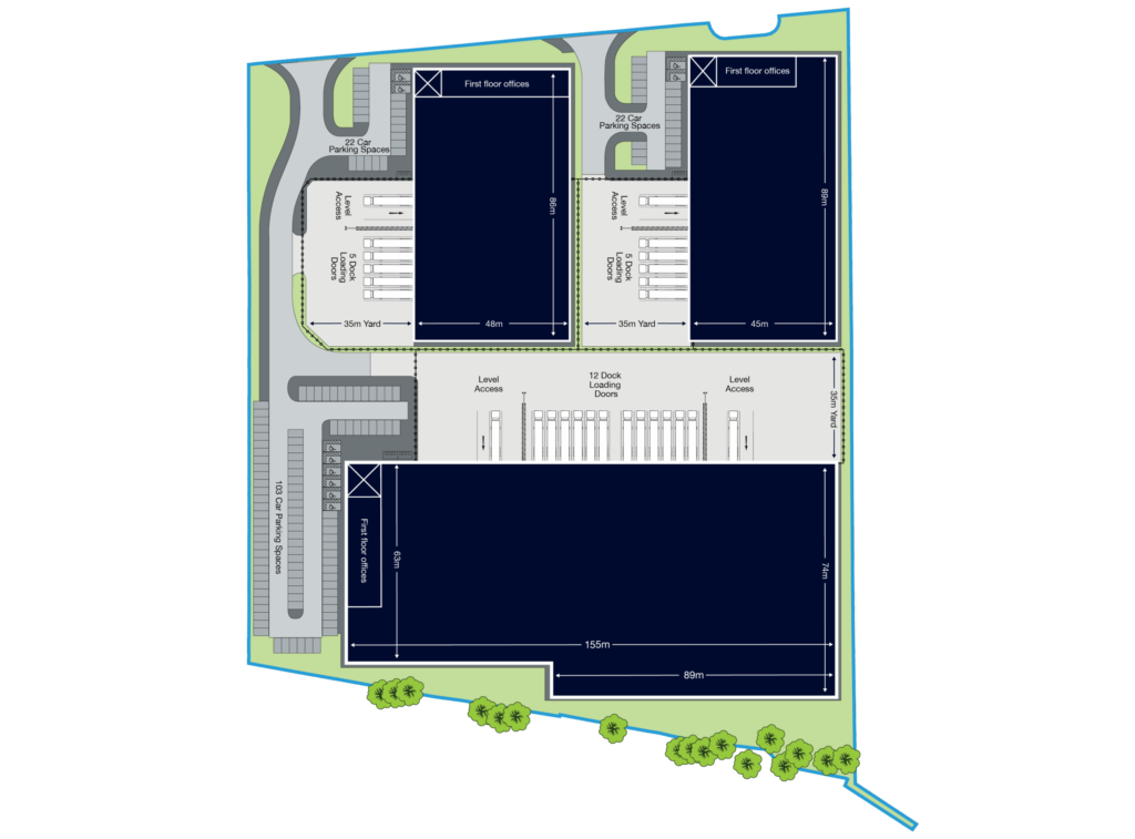 Masterplan for 3-Unit Option