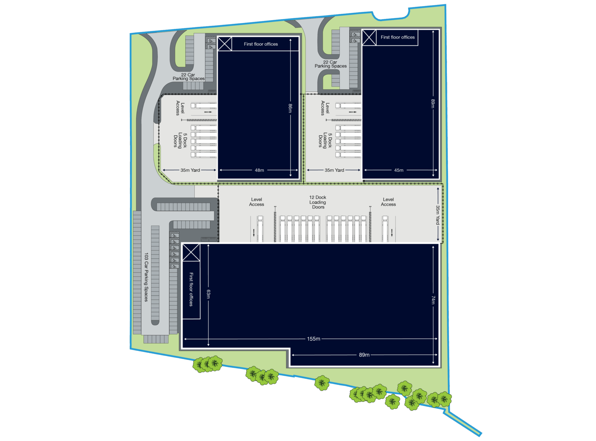 Masterplan for 3-Unit Option
