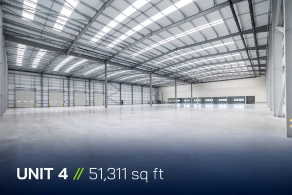 Panattoni Park Brighton Unit 4 internal shot of warehouse