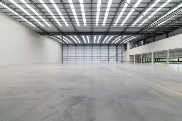 Panattoni Park Crawley internal warehouse photo including the plant deck