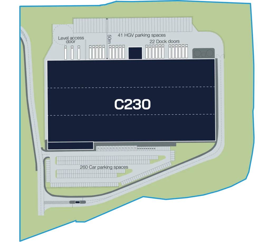 Masterplan for Panattoni Park J28 Central M1 230