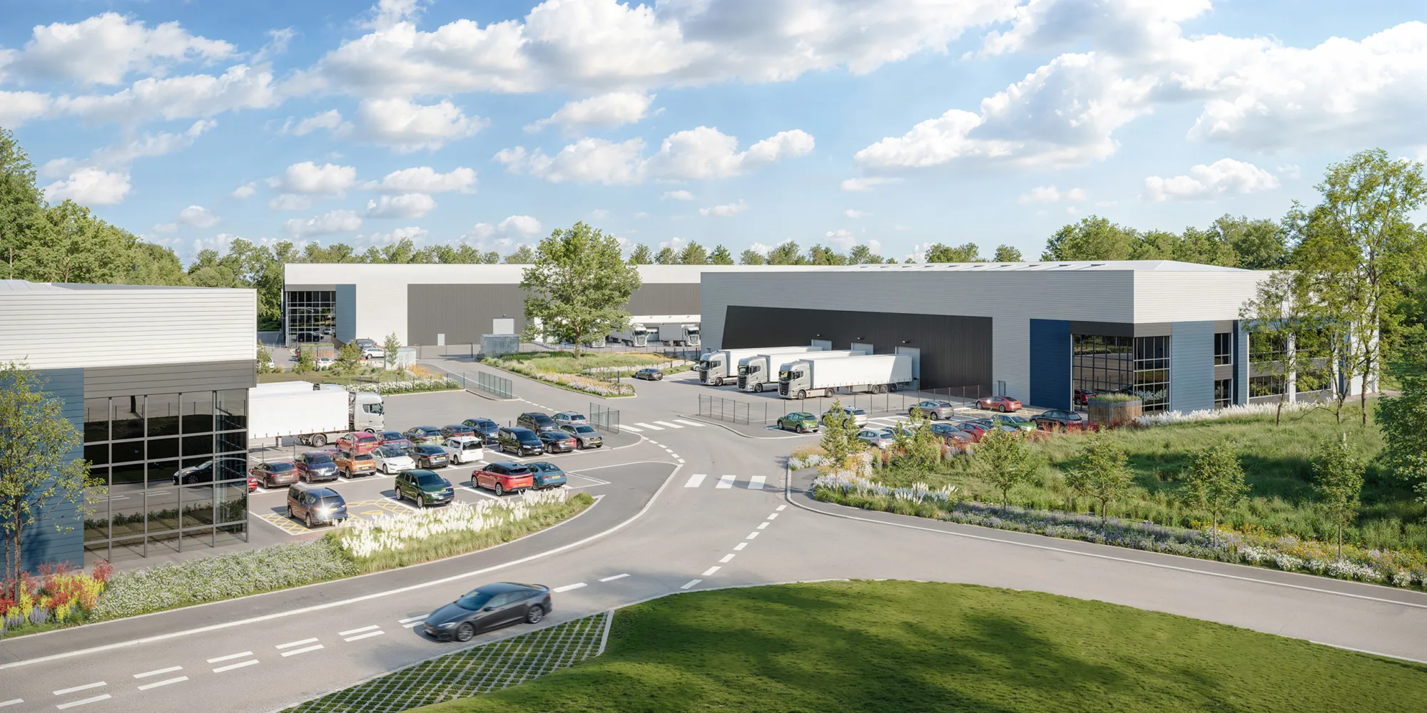 Panattoni T Park Southampton Ground CGI Image