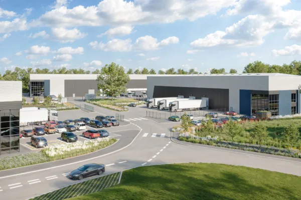 Panattoni T Park Southampton Ground CGI Image