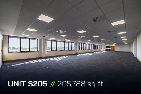 Panattoni Park Sittingbourne Unit S4205 office, with windows in background