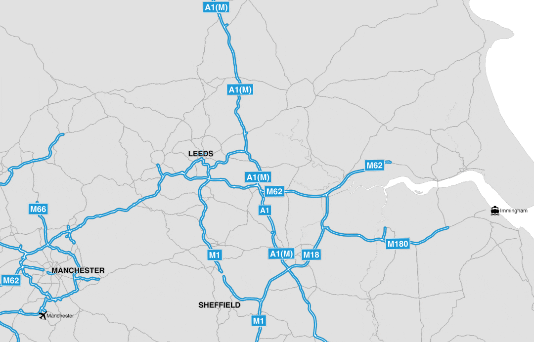Drive to work times map
