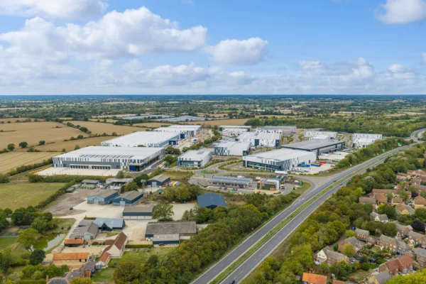 Aerial image of Braintree